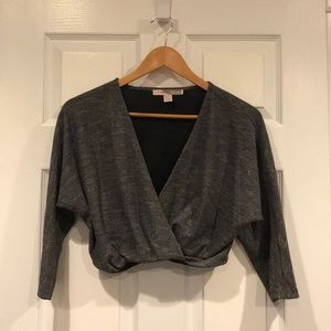 Gray crop top from forever 21